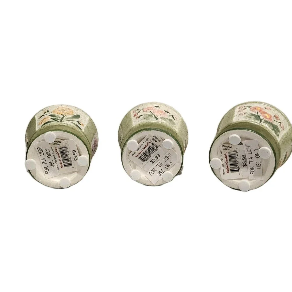 Vintage Yankee Candle Botanical Tea Light And Votive Set Lilac Blossom NIB